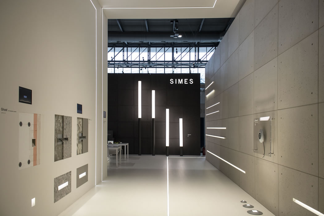 Stand Simes, Euroluce 2019, Milan, Italy 