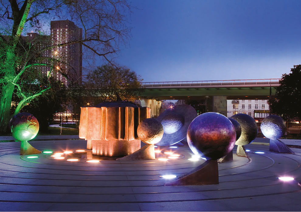 Yuri Gagarin memorial, Moscow, Russia © Ph. Hans Christoph Brinkschmidt