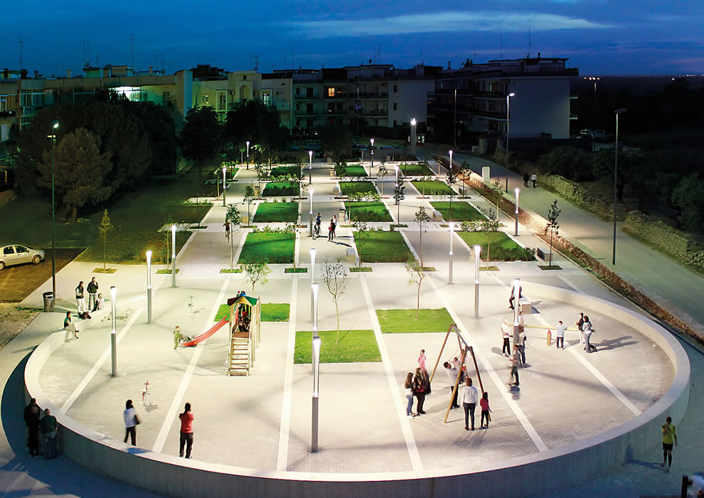 Public place, Palo del Colle, Bari, Italy - Arch. Carlo Ferrari, Mario Ferrari, Sarafino Fioriello © Agenzia iTalamona