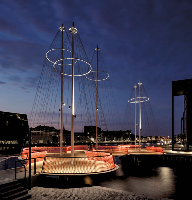 Cirkelbroen (Circle Bridge), Copenhangen, Denmark - Olafur Eliasson © Anders Sune Berg