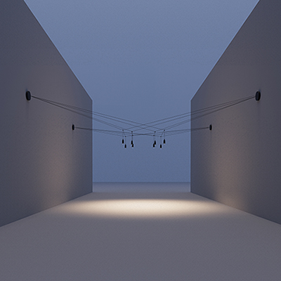 AIR-LIGHTING 2 Punti di Alimentazione con 4 Rosoni